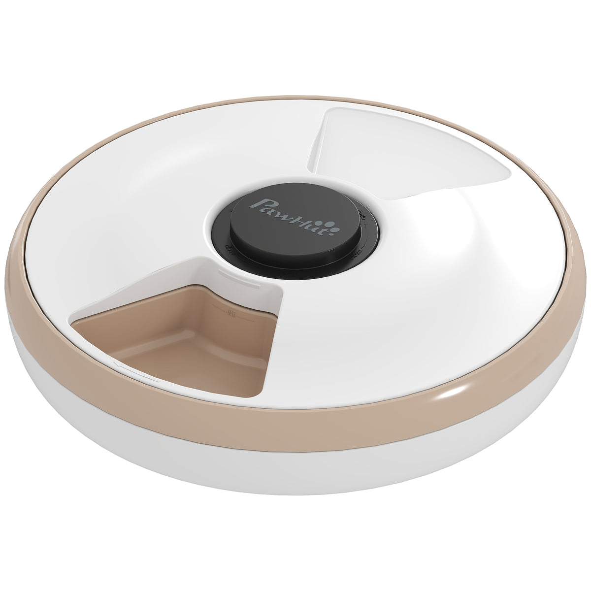 Automatic Cat Feeder for Dry Wet Food Timed Cat Dog Food Dispenser with 6 Trays 1 Ice Pack Battery Powered Light