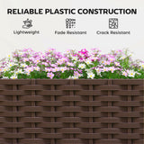 Jardinière surélevée en plastique