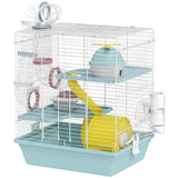 3-Level Hamster Cage with Exercise Wheel