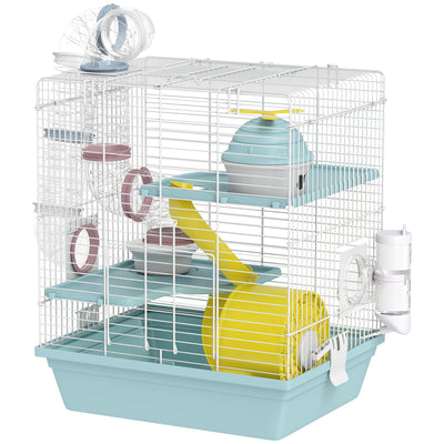 3-Level Hamster Cage with Exercise Wheel