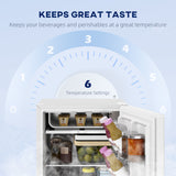 2.5 Cu.Ft Mini Fridge, Adjustable Thermostat