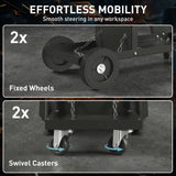 Welding Utility Cart 3-Tier Heavy Duty Rolling Tool Cart with Gas Cylinder Holder