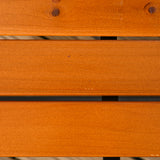 47 Inch Outdoor Garden Bench, Slatted Seat Back, 528 lbs. Capacity