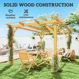10' x 13' Wood Pergola