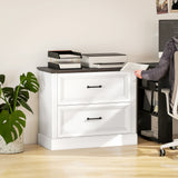 Lateral Filing Cabinet, Farmhouse File Cabinet with 2 Silent Drawers for Letter/A4/Legal Size Files