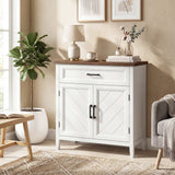 Modern Farmhouse Sideboard Buffet Cabinet with Adjustable Shelf, Storage & 2 Doors