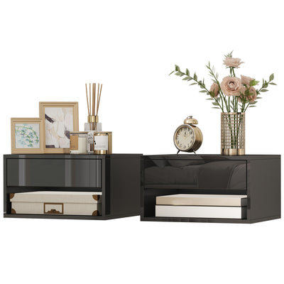 Floating Bedside Tables Set of 2