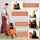 6.9 Gal/26L Mop Bucket, Wheels and Handle