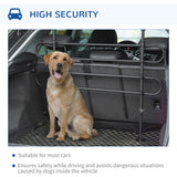 Adjustable Pet Car Barrier for SUVs, Back Seat Dog Fence Guard for Safety Car Travel