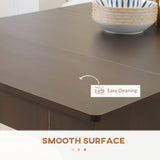 Table à manger extensible, Table de cuisine modulable pour petits espaces, Peut accueillir jusqu'à 6 personnes