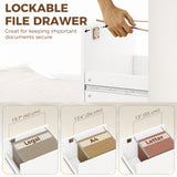 Computer Desk, File Drawer and Legal Hanging File Holders