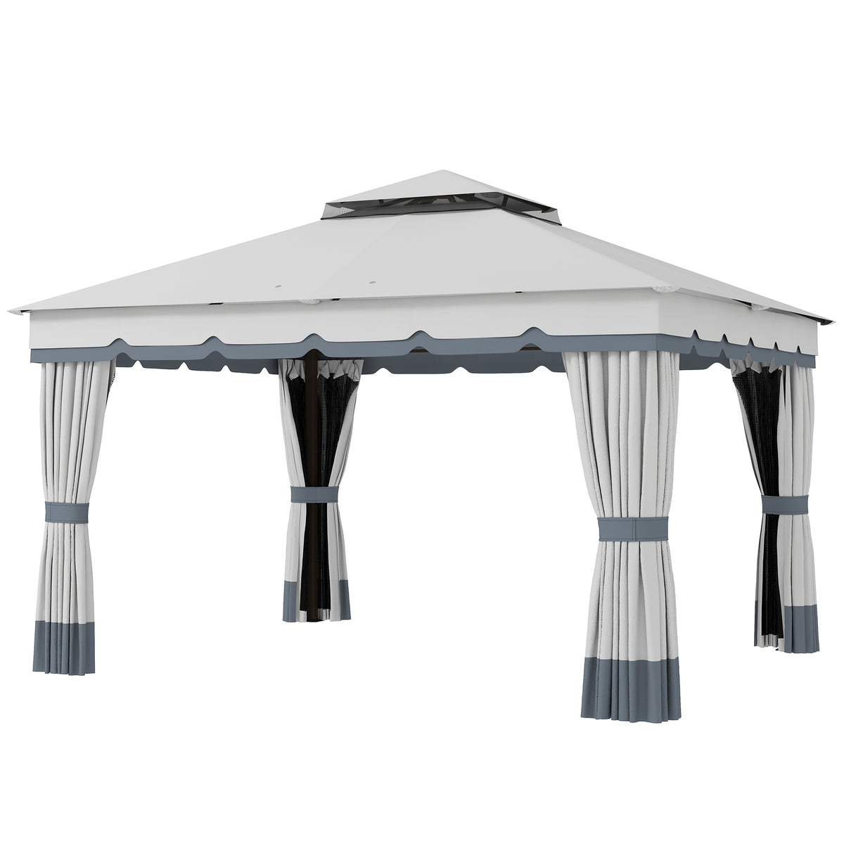 10' x 12' Double Roof Patio Gazebo Canopy