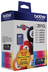 Cartouches d'encre Brother LC-2013PKS (lot de 3) - CMJ