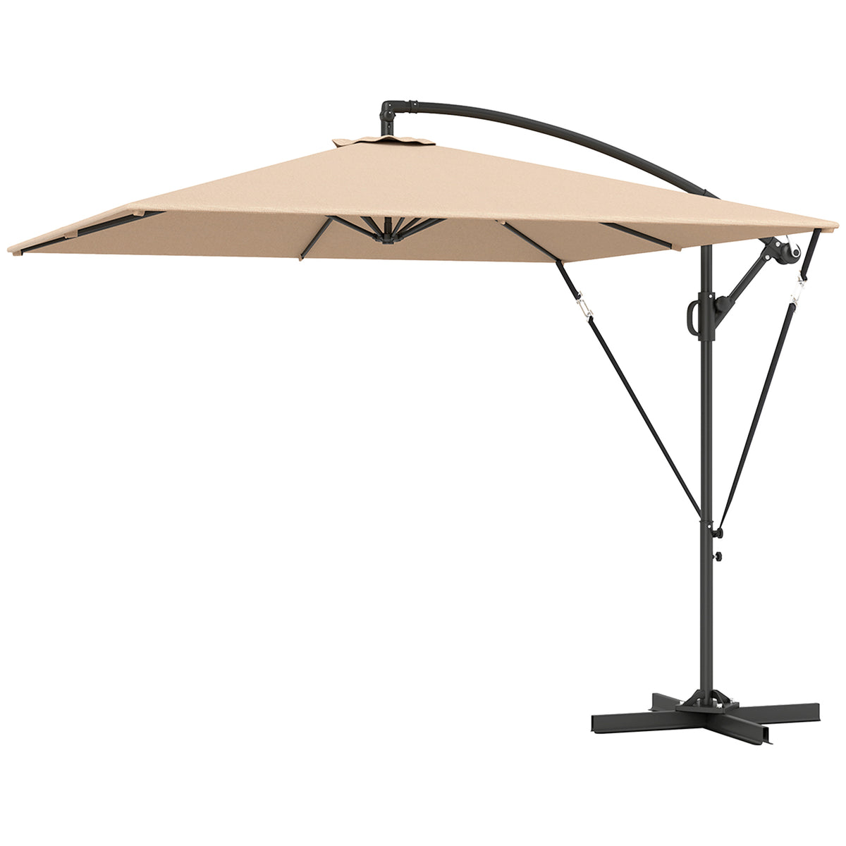 Patio Offset Umbrella UPF 50+ UV Protection