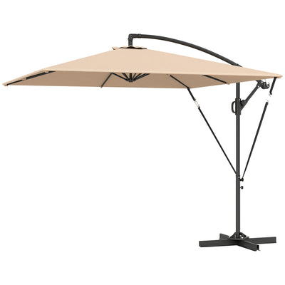 Patio Offset Umbrella UPF 50+ UV Protection