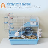 Hamster Cage, 3-Tier Small Animal Cage with Excerise Wheel